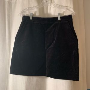 Black velvet mini skirt & other stories size 6